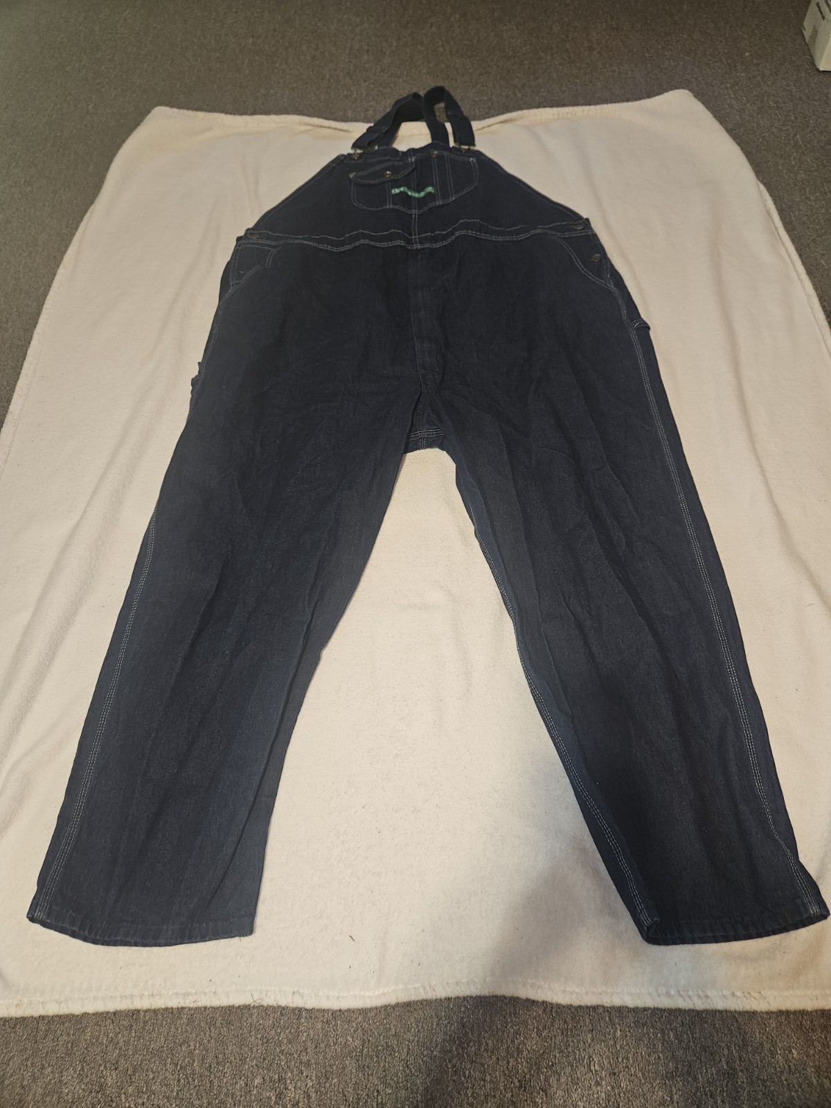 Mens Authentic KEY IMPERIAL Carpenter Bib Overalls 100% Cott