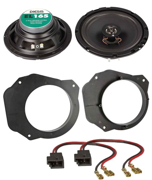 ACV 16,5Cm 100Watt 2-Wege Lautsprecher FüR Citroen Jumpy 07-16 FronttüR Auto Box-image