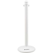 Global Industrial Medium Duty Plastic Stanchion Post 41"H White