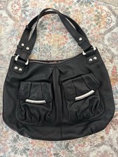 B Macowsky Womens Soft Black Leather Handbag ...