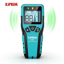 Kiprim Pinless Moisture Meter Wood Damp Detector Non-Destructive Wall Timber-UK