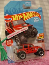 NEW! 2018 Hot Wheels '17 JEEP WRANGLER #84 USA 50✰red;BLOR✰HOT TRUCKS✰