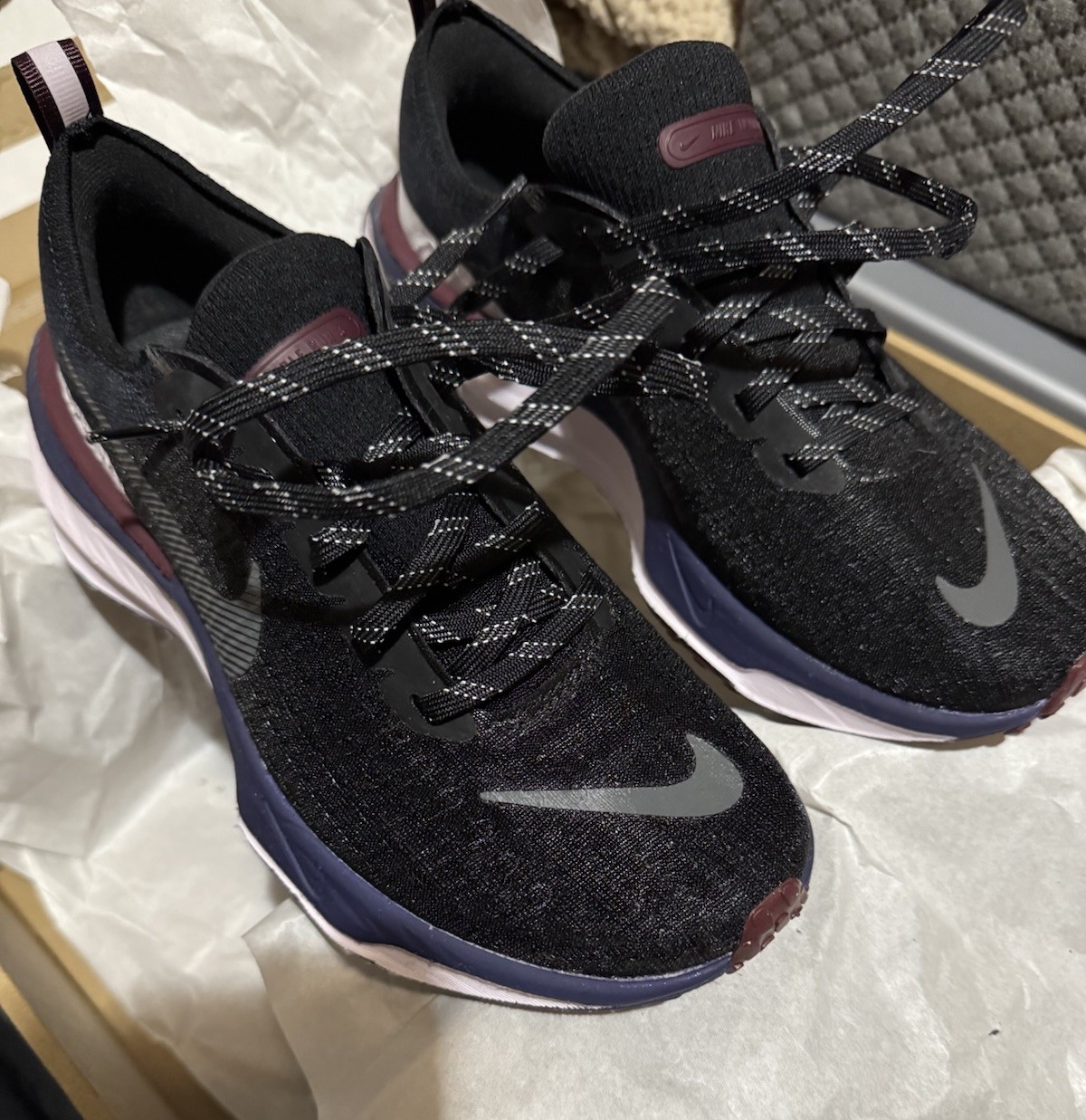 Nike WMNS ZoomX Invincible Run FK 3 Black/Iron Grey Women's Sneakers DR2660-004 thumbnail 5