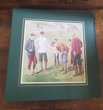 Hardcover Golf Book Album Vintage C R Gibson Vintage Artist AB Frost 1851-1928