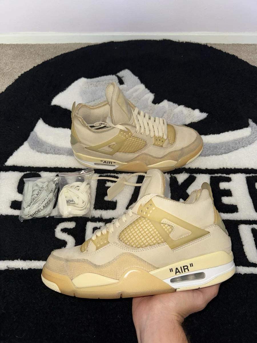 Jordan 4 SP x Off-White Mid Sail W for sale | eBay