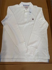 NWT Brooks Brothers Men Sizes Original Fit Polo LONG SLEEVES Off-White