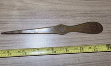 Vintage American Range Corp Shakopee Minnesota Sanico Coal Metal Letter Opener