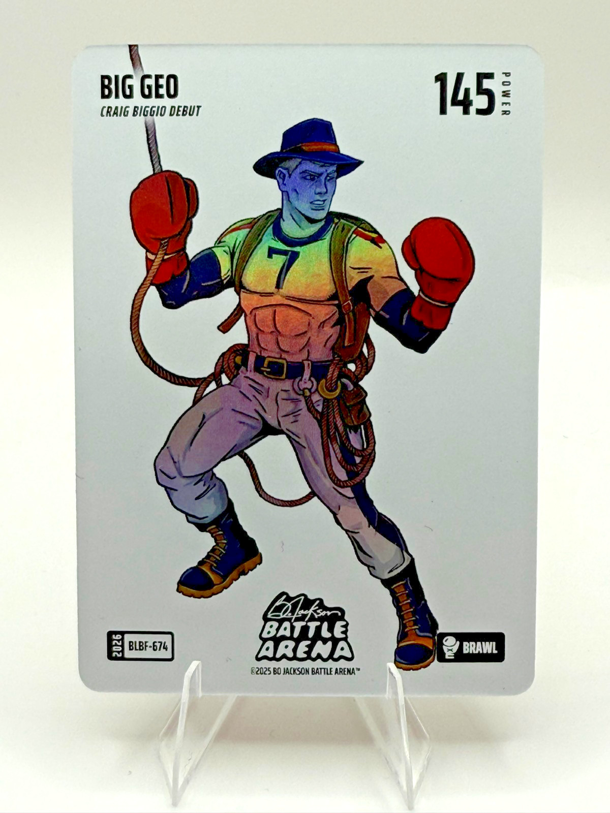 Battle Arena 2026 - Big Geo (Craig Biggio) Silver Halo Battlefoil #BLBF-674