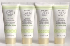 4 Mary Kay Satin Body Silkening Shea Lotion WHITE TEA  CITRUS Travel Size Lot
