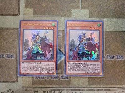 YUGIOH 2X ANCIENT WARRIORS VIRTUOUS LIU XUAN IGAS-EN011 ULTRA 1ST ED NM