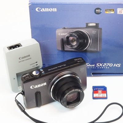 Canon PowerShot SX270 HS Digital camera - 20x Zoom - complete set - works - 32Gb
