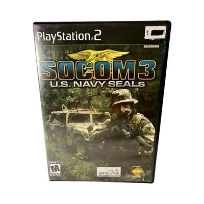 SOCOM 3 U.S. Navy Seals 2005 Sony PlayStation 2 PS2 Game (COMPLETE) CIB Vintage