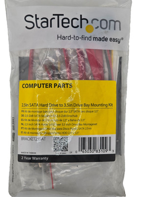 StarTech.com Adapter Bracket für 2,5'' auf 3,5'' HDD SATA Eibaurahmen