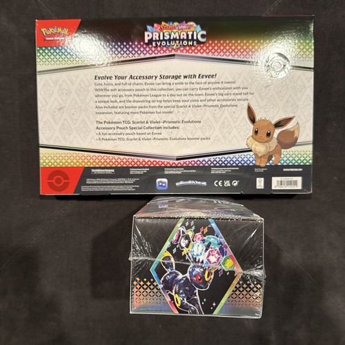 Prismatic Evolutions Surprise Box & Evee Accessory Pouch Special Collection - Picture 5 of 5