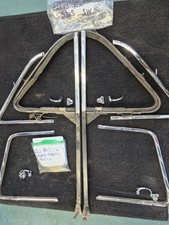 1951 1952 1953 Desoto Chrysler Rechromed Vent Frame Trim 1951 1952 1953 Desoto Chrysler Rechromed Vent Frame Trim