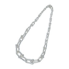 Tiffany  Co.  HardWear Graduated Link Necklace Sv925 Ag925 104.3g 334610