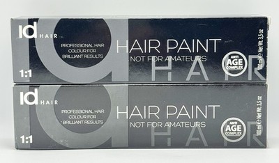 2x ID HAIR PAINT Permanent Anti-Age Complex Hair Color - 8/11 Extra Ash Blonde