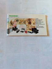 Vintage 1970’s Panasonic Catalog Mini Booklet TV RADIO PHONOGRAPH 75 Pages RARE