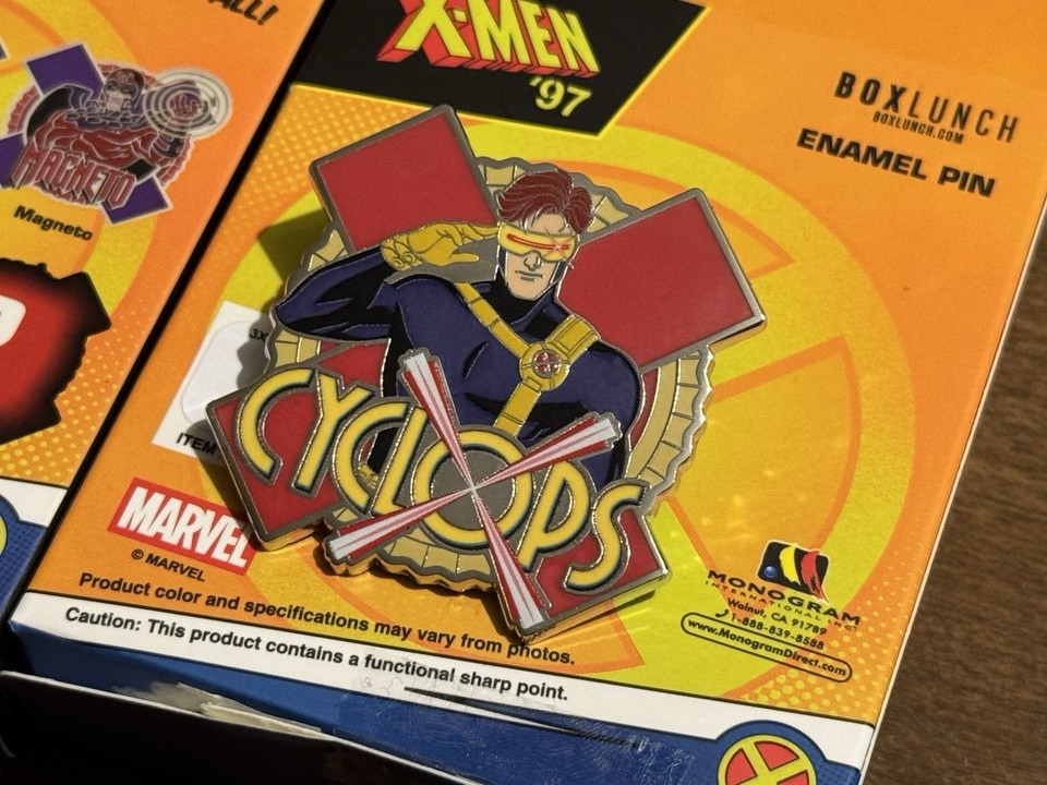 CYCLOPS PIN - Marvel X-Men 97 Series - Monogram - Box Lunch | eBay