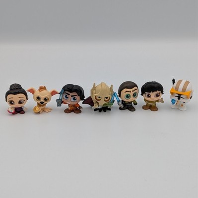 Disney Star Wars Doorables Lot Galaxy Sneak Peek Series 4 7pc Leia Grievous Cody