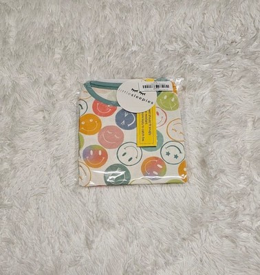 Little Sleepies EMOJIS POSITIVE VIBES Two Piece Long Sleeve Pajamas 4T NIB NEW
