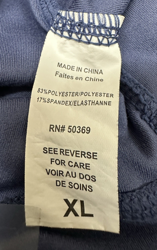 Jockey women size XL mid-rise stretch blue leggings - Picture 9 of 9