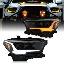 Full Led Projector Headlights For Toyota Tacoma 2016-2022 Head Lamps Sequential Full Led Projector Headlights For Toyota Tacoma 2016-2022 Head Lamps Sequential