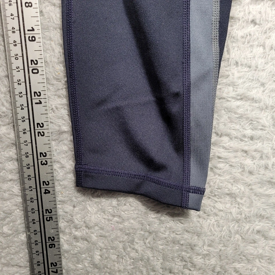 Leggings Athleta para mujer azul medio tiro alto panel de bloques de color 7/8 293136 Foto 4 de 4