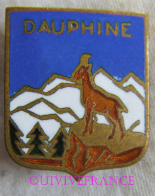 Insigne Badge Ski Alpinisme - Chamois Pyrénées, Made In France, Vintage