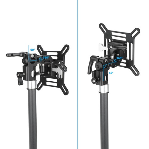 CAMVATE Adjustable VESA Monitor Bracket w 5/8" Pole Mount fr Monitors 13 to 32" - Picture 7 of 9