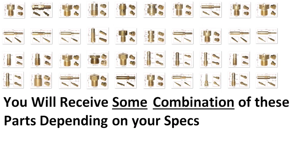 6 Sigma Carb Jet Kit Etapa 1-2-3 Rendimiento Personalizado Carburador Único Chorro Foto 3 de 4