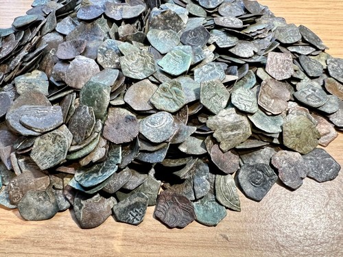 Lot of Byzantine Trachea. One bid one coin- 12-14th century - Picture 15 of 24