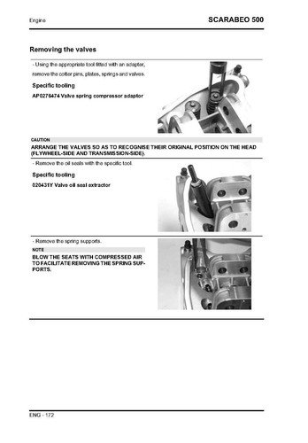 Aprilia Service Workshop Manual 2006 SCARABEO 500 - Picture 7 of 12