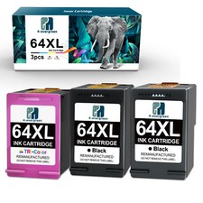 64 XL Ink for HP Envy 6220 6230 6252 7132 7155 7158 7164 7820 7830 7858 7864 Lot