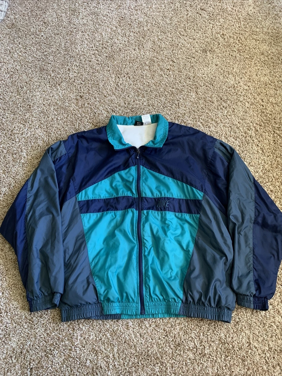Vintage Nike Color Block Windbreaker Jacket Size XL 90s eBay