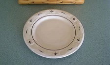 Longaberger Pottery 7.25" Round Bread or Dessert Plate Classic Blue NEW in box 