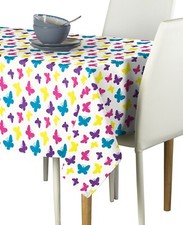 Spring Butterfly Multi Signature Tablecloth Assorted Sizes