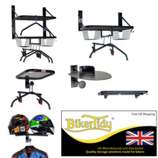 BikerTidy Motorcycle Motorbike Clothing jacket helmet storage rack shelves