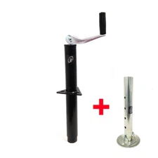 5,000 lbs Top wind A-frame Trailer Jack w/ Zinc Adjustable Drop Leg