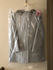 Nwt J.crew Women's Fur Trim Hooded Parka Coat - Size 2p - Vail Grey