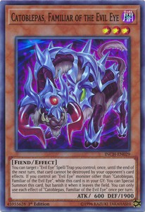 Catoblepas, Familiar of the Evil Eye - INCH-EN029 - Super Rare - 1st Edition x3