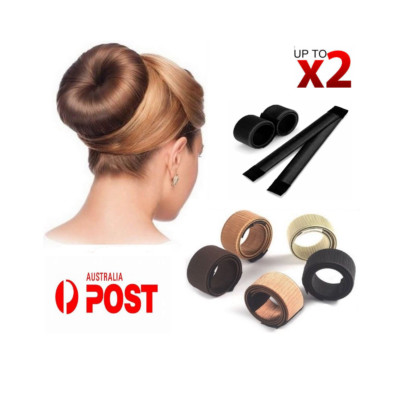 hair bun snap band