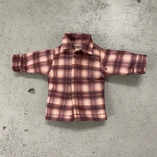 SU-SHT-WV: 1/12 Checker Shirt with roll-up sleeve for 6" Mezco Nota slim body