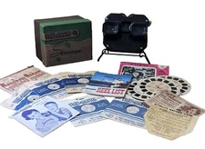 Vintage Sawyers View-Master 3D Slide Viewer Stereoscope w/Box Inserts & 8 Reels.