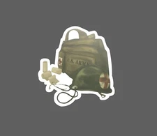 Army Medic Sticker Kit Waterproof Medical Med Gift NEW