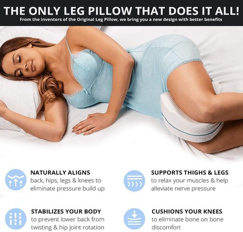 Memory Foam Orthopaedic Body Alignment Leg Knee Support Pillow Washable Cover AU - Picture 9 of 13