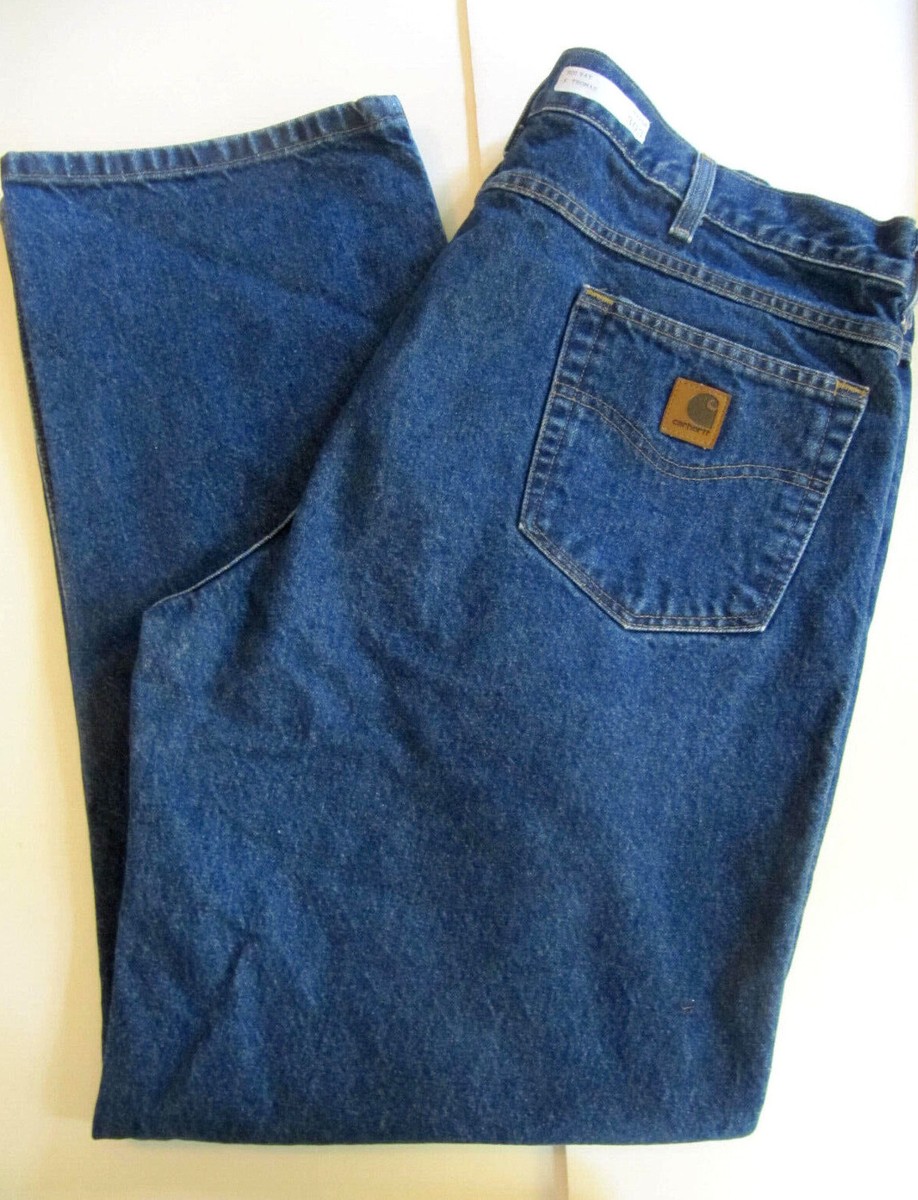 Carhartt B160 DST Relaxed Fit Straight Leg Denim work Jeans Men's