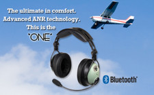 David Clark One-x Enc Headset-dual Plug W/ Bluetooth (new)