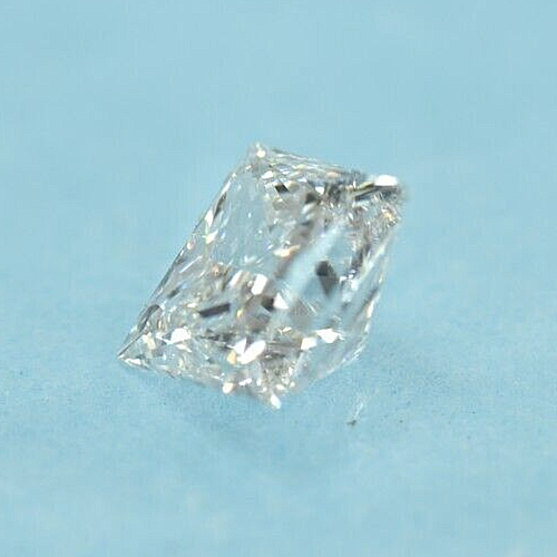 Certified .60 carat E SI1 Princess Cut Natural loose Diamond E G L ,U S A - Picture 8 of 17