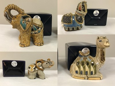 DeRosa Rinconada Figurine; Elephant Bird Camel Cat Orca Horse $32-85, You Choose